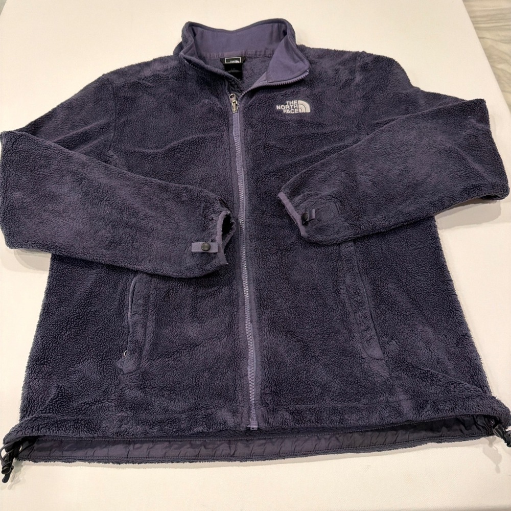 Vintage The North Face Purple High Pile Fleece Jacket XL Gorpcore Y2K